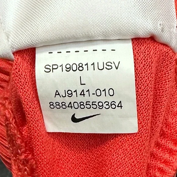 Nike 3” Running Fitness Shorts AJ9141-010 Black Infrared Large Women’s Work Out - Picture 11 of 12